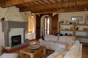 Living room at the Italian Villa available for your holiday rental