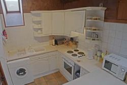 Kitchen area of the holiday cottage